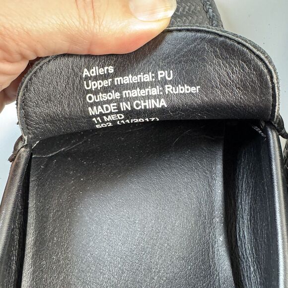 Guess‎ Shoes Men's Size 11 M Black Driving Loafers Slip On EUC Textured - Picture 7 of 7